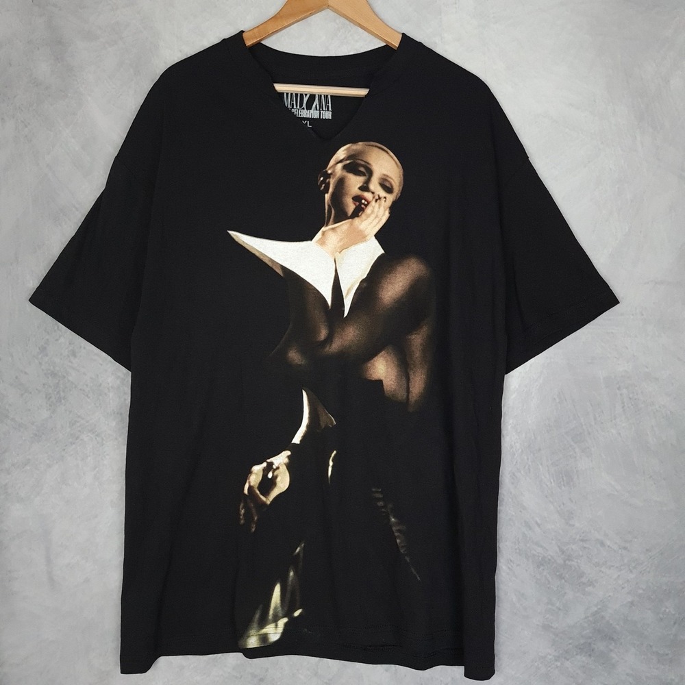 Madonna Shirt Mens XL The Celebration Tour Four Decades 2023 2024 Concert Tee